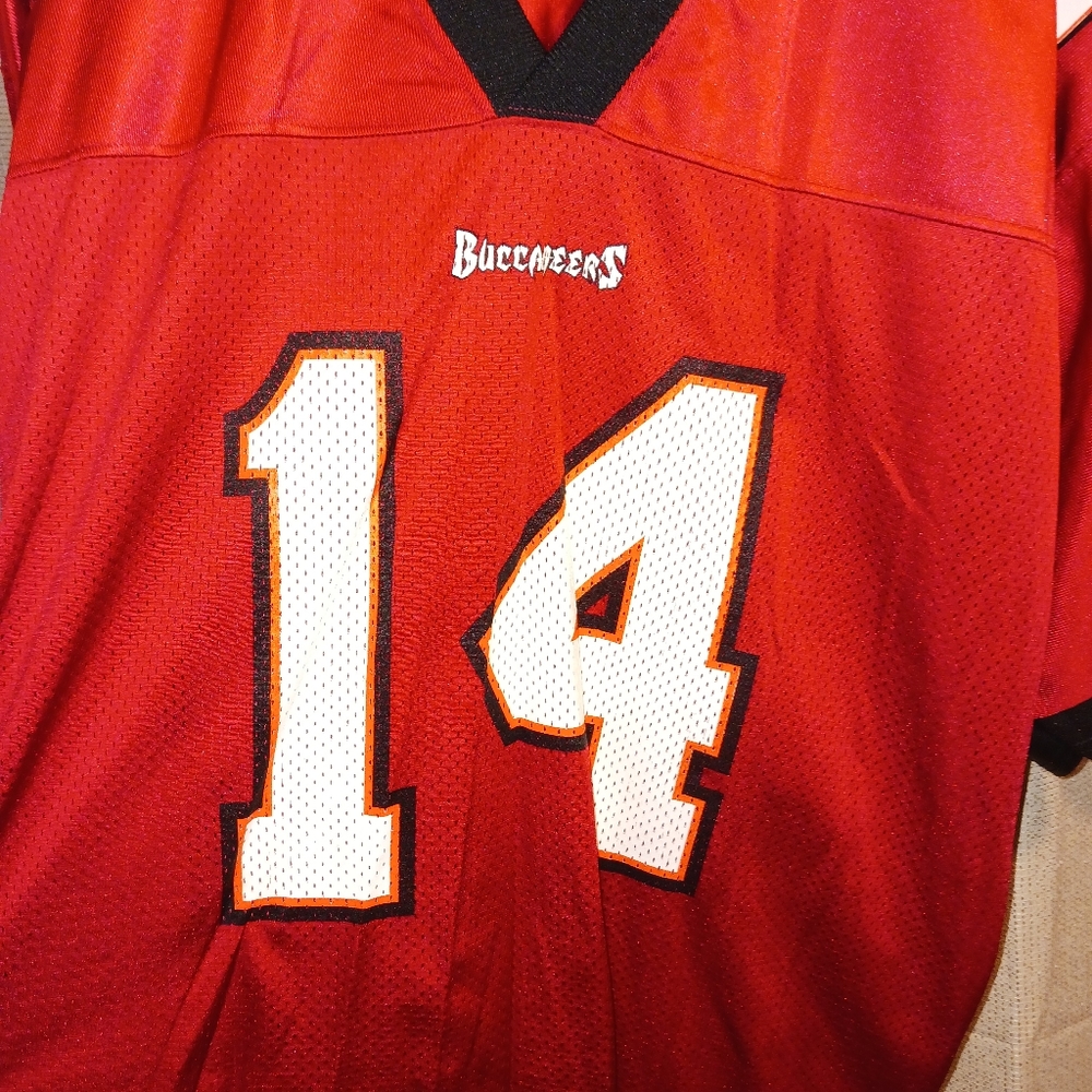 Buccaneers Red B.Johnson #14 jersey